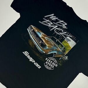 Snap-on Black Classic Car Graphic Tee